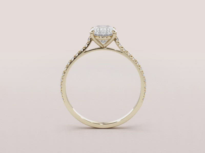 MOSCOW PAVÉ RING | YELLOW