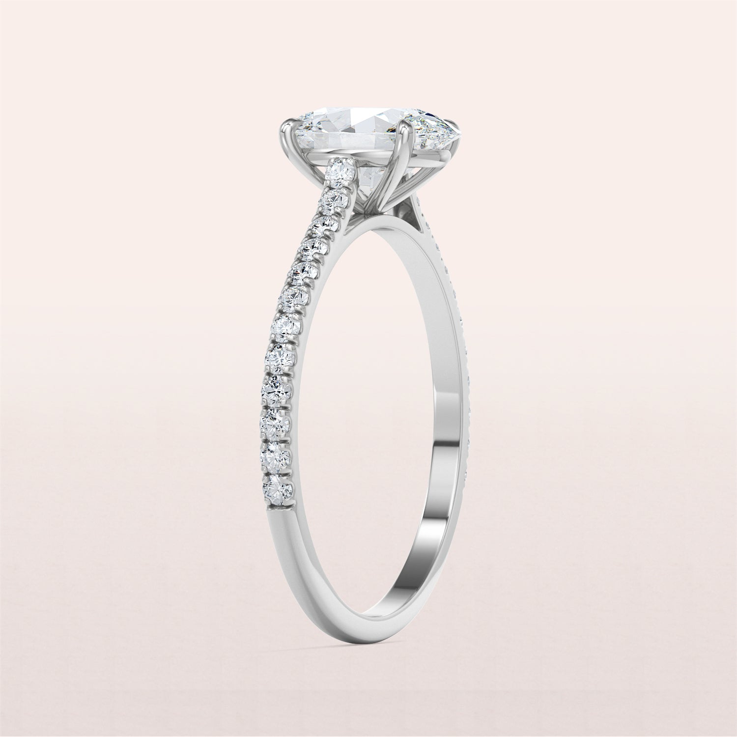 MOSCOW PAVÉ RING | WHITE