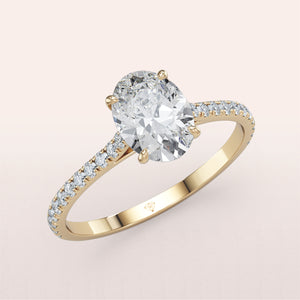 Open image in slideshow, MOSCOW PAVÉ RING | YELLOW
