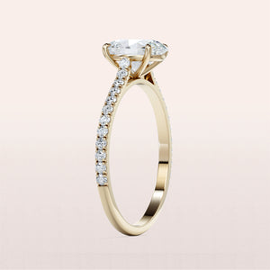 MOSCOW PAVÉ RING | YELLOW